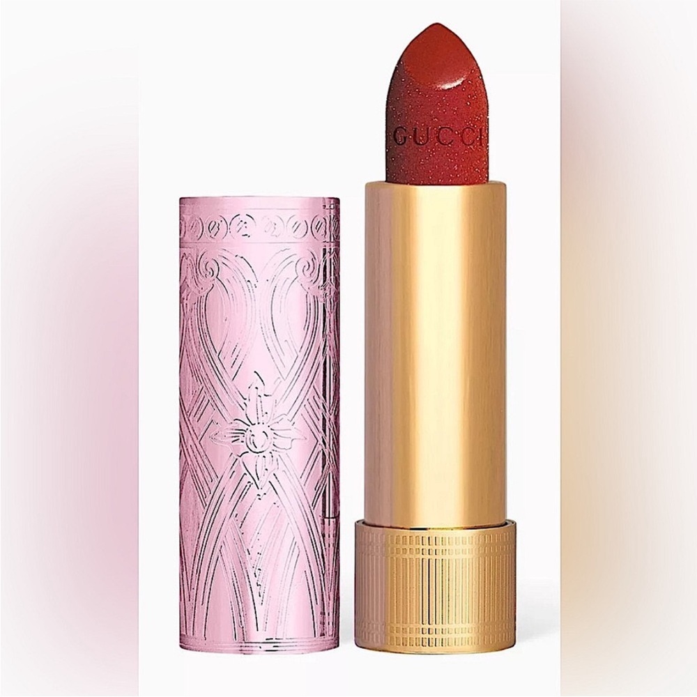 Gucci Rouge à Lèvres Lunaison Lipstick505 Janet RustLimitedEditionGoldShimmerNIB - Picture 4 of 9